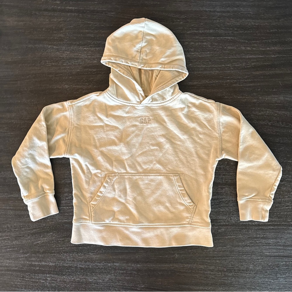 Gap Kids Small (6/7) Light Tan/Khaki Hoodie